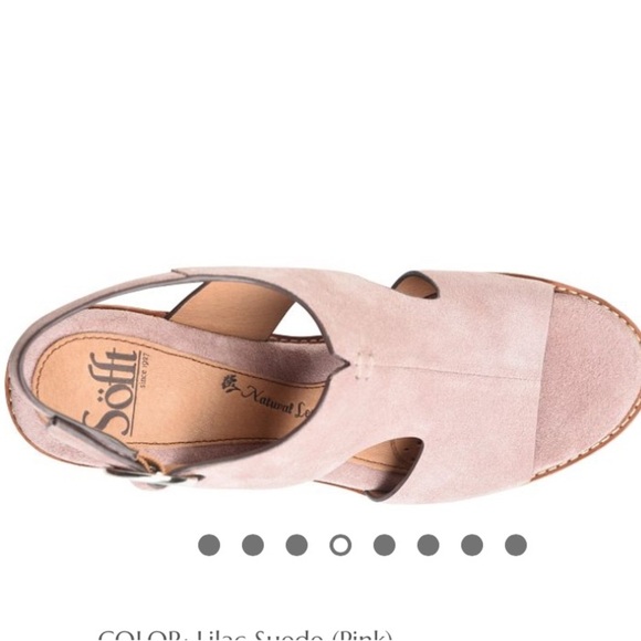 Sofft Maben Sandal Lilac Suede Size 8 EUC - Picture 14 of 15